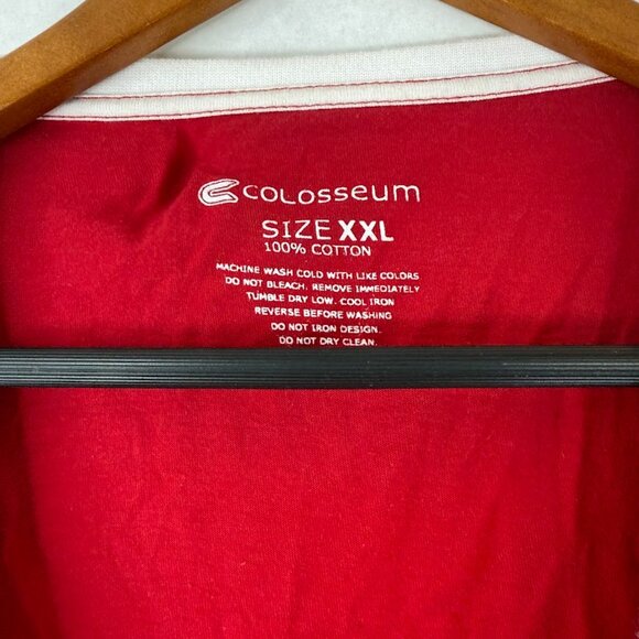 MILWAUKEE BUCKS Red Sequin Jersey T-Shirt - Picture 3 of 4